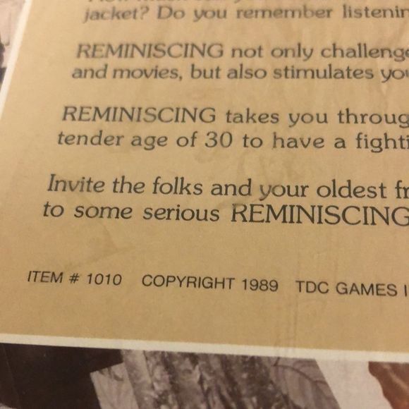 Reminiscing The Game For People Over Thirty Game - Picture 9 of 10